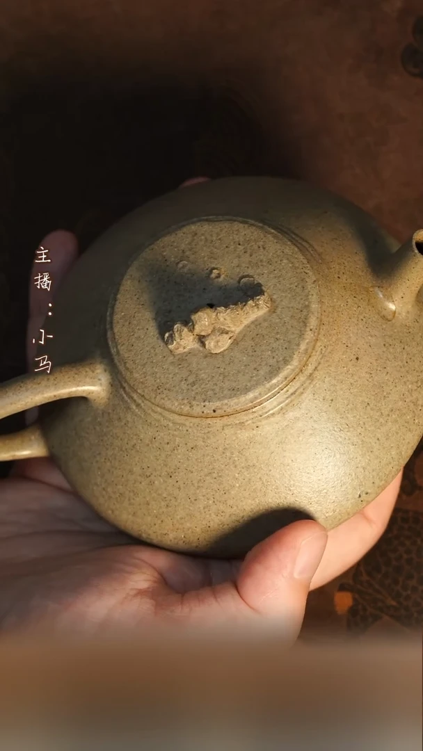 茶壶紫砂观海  柴烧