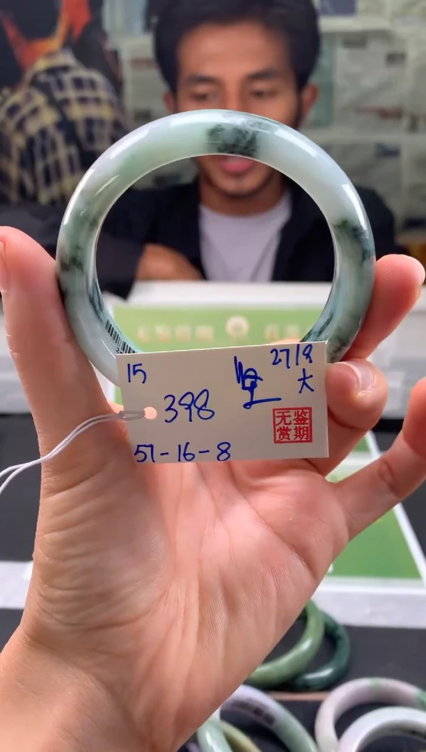 未镶嵌手镯翡翠坚***人翡翠手镯 下单联系小耳机#15