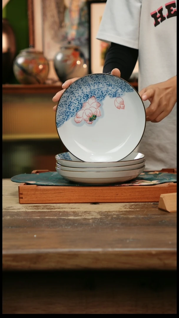 杯景德镇纯手工釉下彩精品茶具水杯