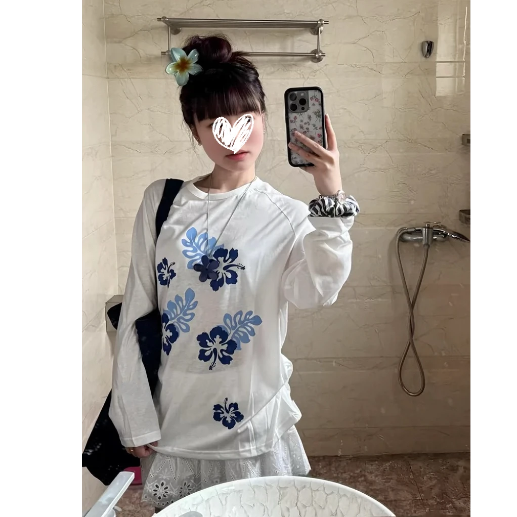 复古印花花卉薄款防晒衫长袖罩衫