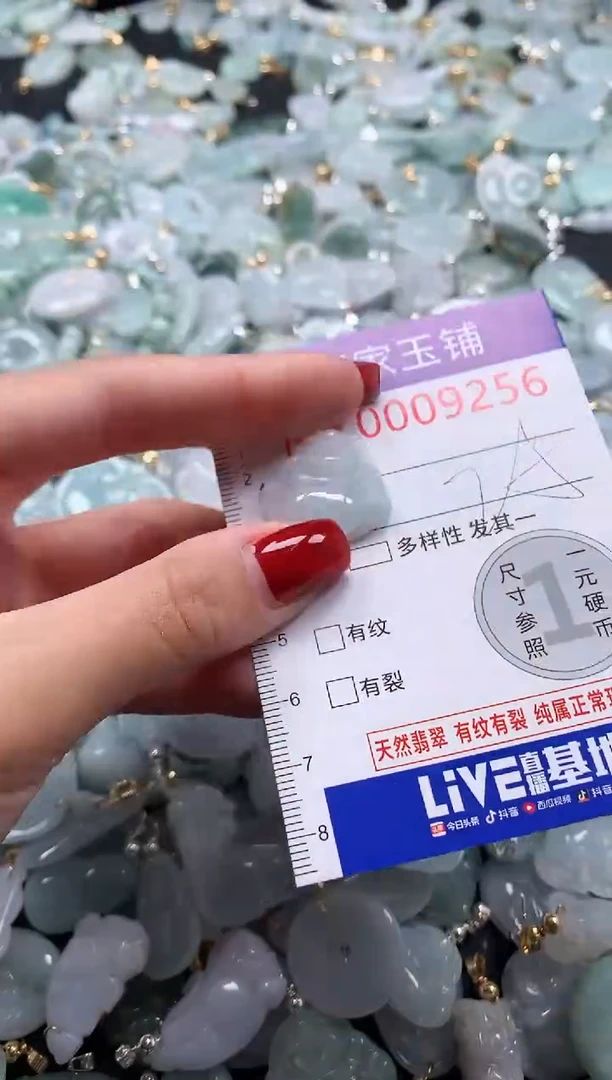 翡翠未镶嵌吊坠(不含链)9256
