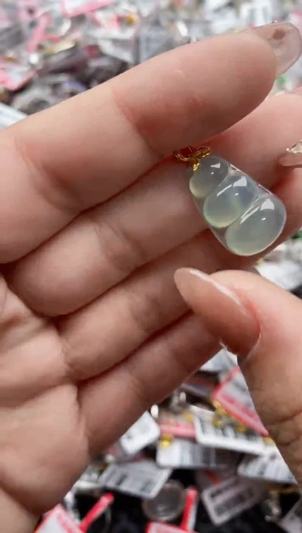 【闪购商品】翡翠戒指18K金镶嵌66666--10