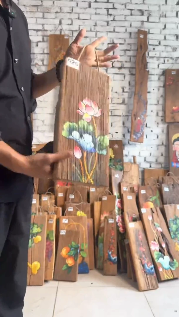 吊坠桃核025号门板画