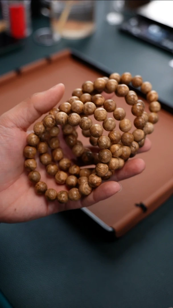 沉香手串【蒙】CCQ111海南留疤老料天然沉香多样性发一