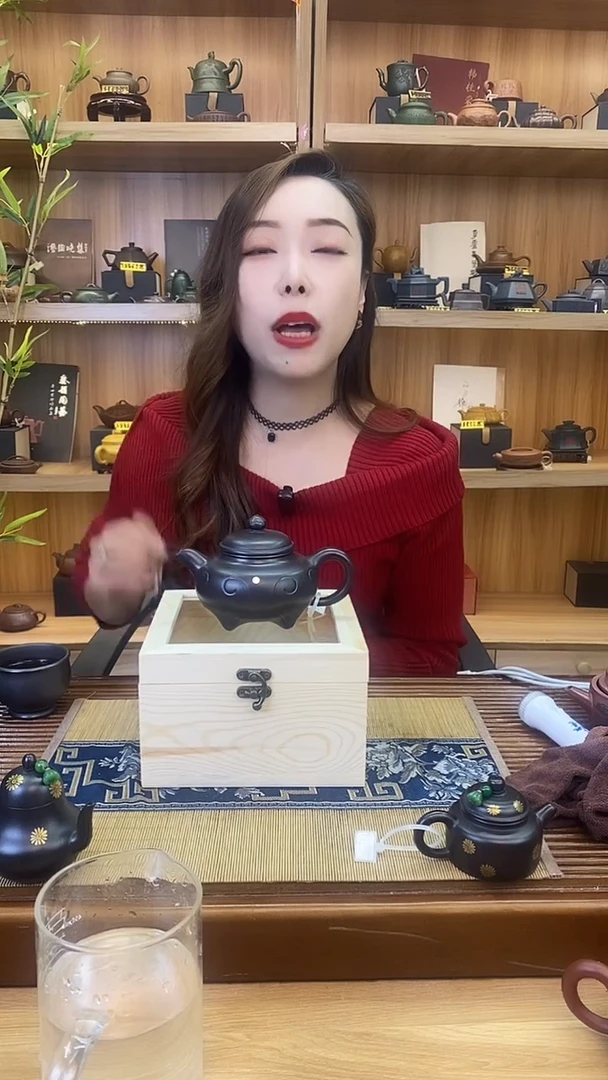 【闪购商品】紫砂茶壶石黄事事如意