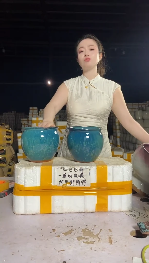 宜兴紫砂粗陶花盆15/16