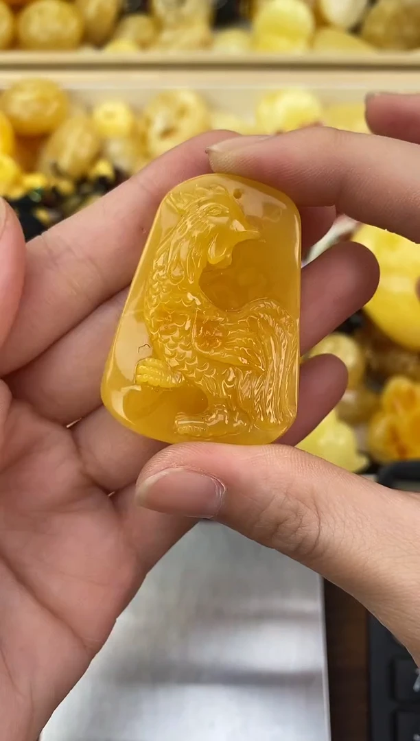 裸石琥珀未镶嵌天然琥珀蜜蜡