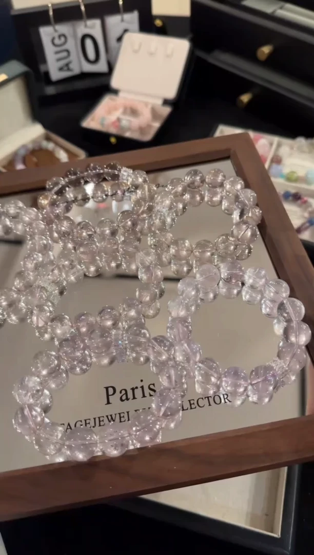 水晶手链合金紫水晶F1221