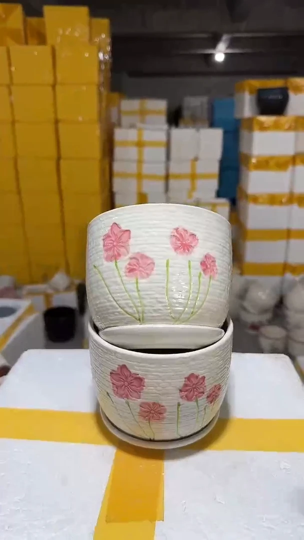 高温陶瓷花盆+Q888