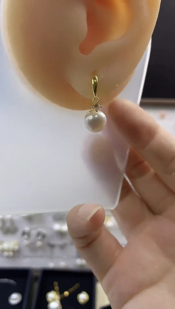 合金耳饰淡水珍珠99