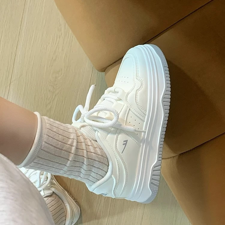 回力厚底小白鞋女2025新款韩版百搭情侣加绒鞋子潮休闲复古板鞋女