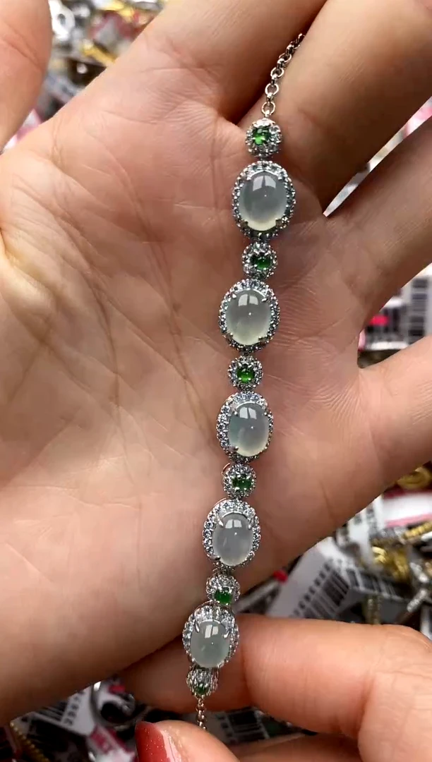 【闪购商品】翡翠戒指银S925镶嵌1111111111     7