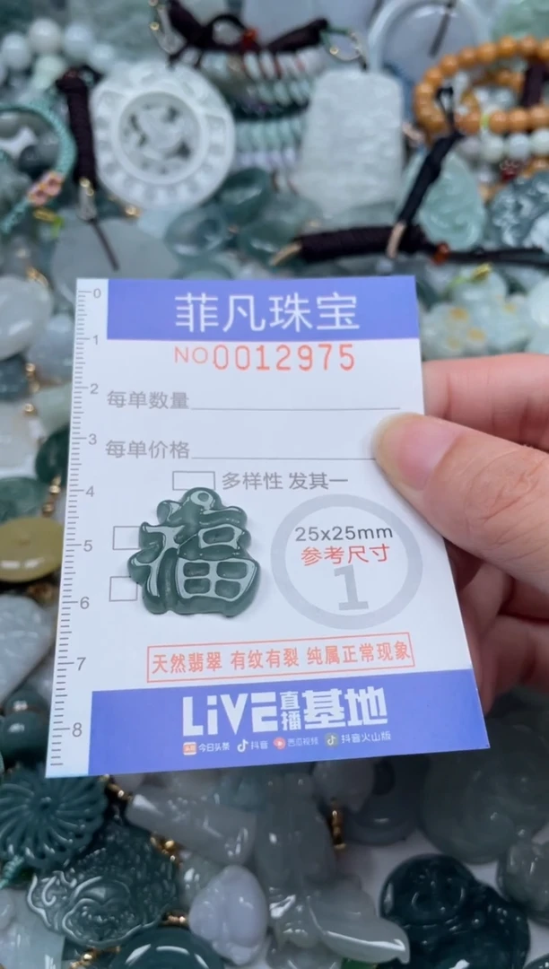 颈饰未镶嵌翡翠12975