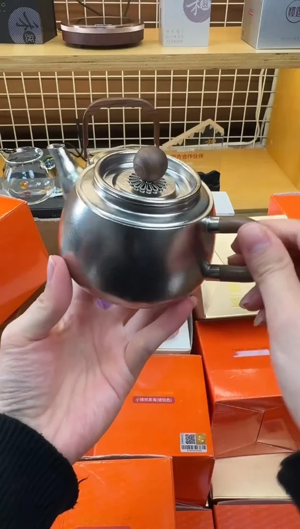 @@器钛纯钛茗和泡茶壶