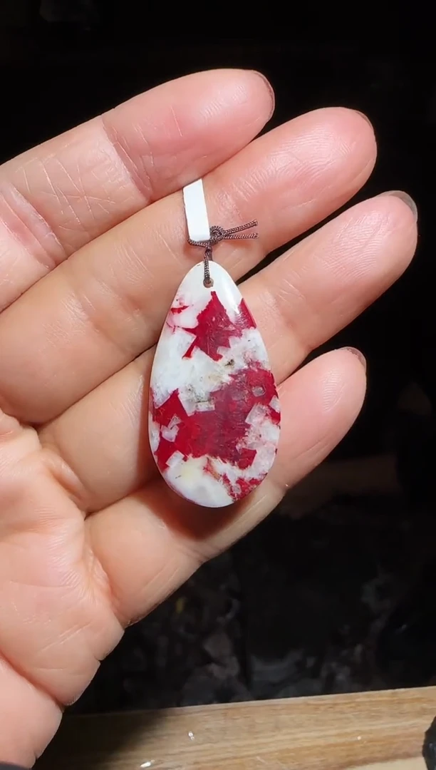 天然辰砂朱砂吊坠28