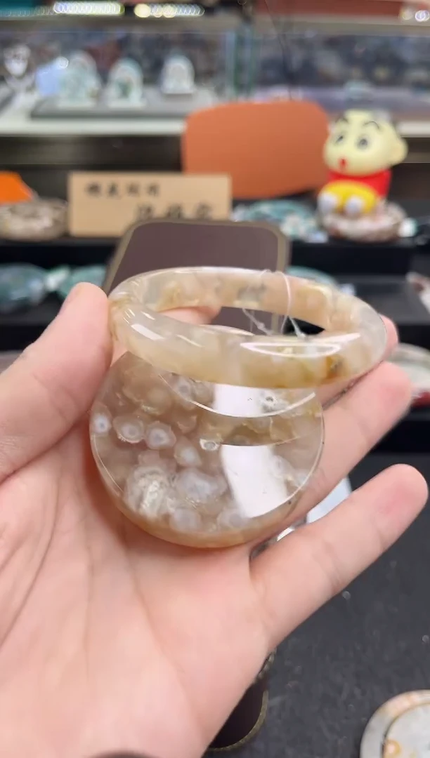 未镶嵌手镯石英质玉57圈口（赠品镯心）6863812