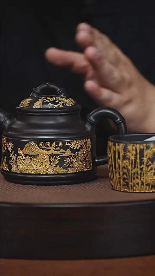 茶壶紫砂原矿紫砂壶