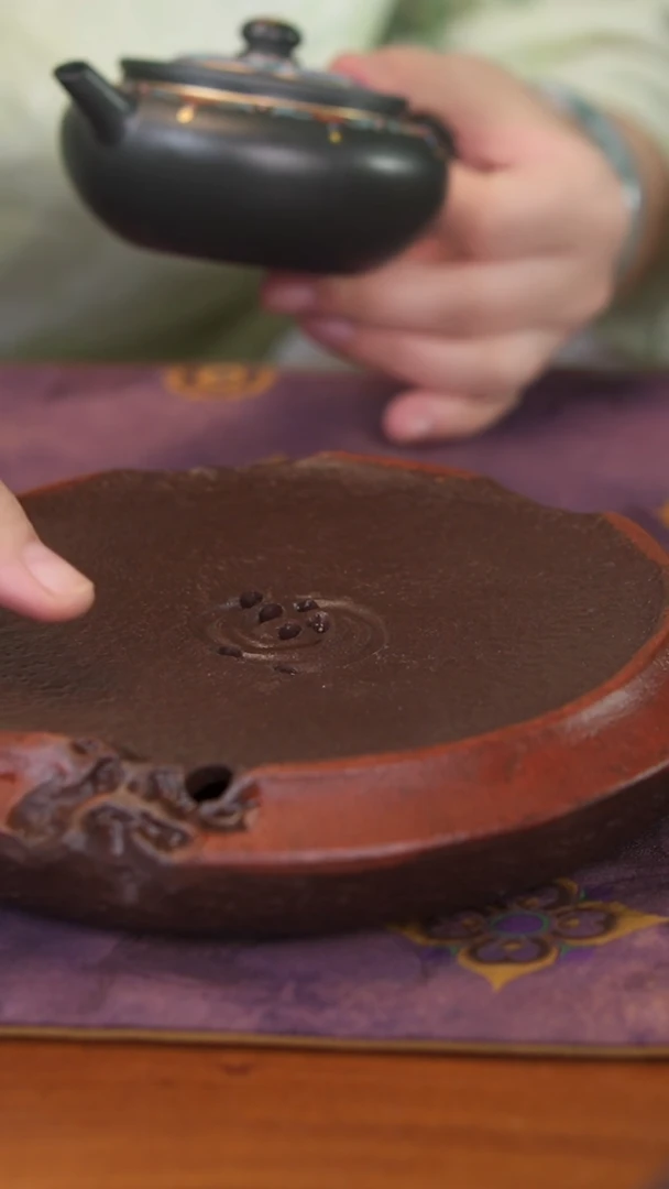 茶壶紫砂紫泥储水壶承