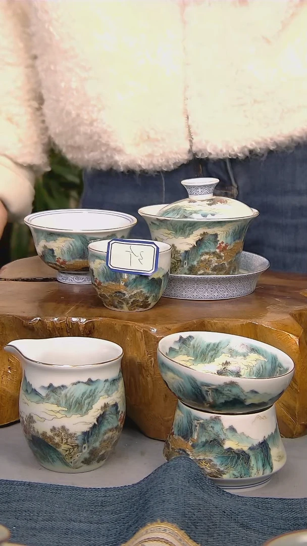 【闪购商品】简装家用款7件套 陶瓷家用茶具系列