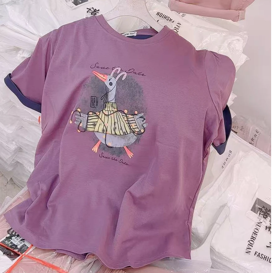 莲莲专属-潮牌大白鹅半袖