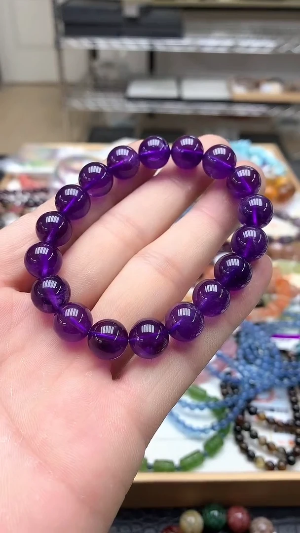 【闪购商品】紫晶手链未镶嵌手链48