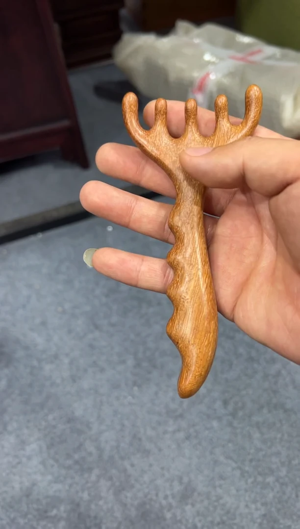 木五齿按摩舒筋活络梳