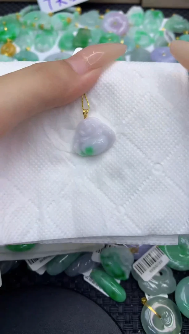 颈饰未镶嵌翡翠天然缅甸A货翡翠