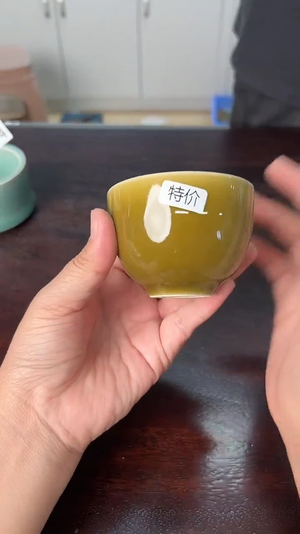 龙泉云间青瓷小米茶器