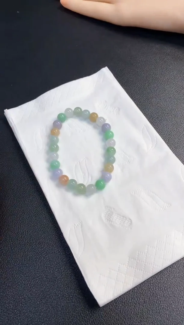 未镶嵌手串翡翠夏**幸马卡龙