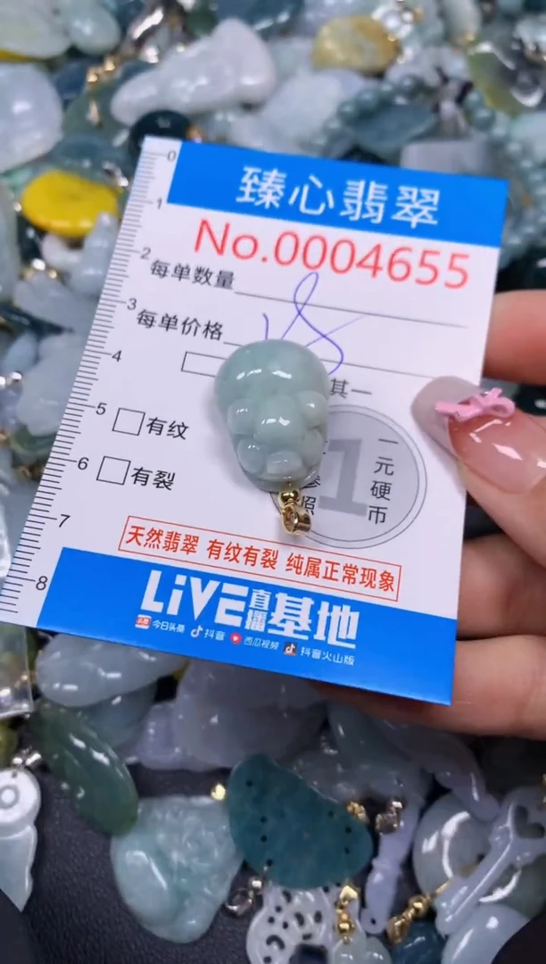 【闪购商品】翡翠颈饰未镶嵌含绳0004655