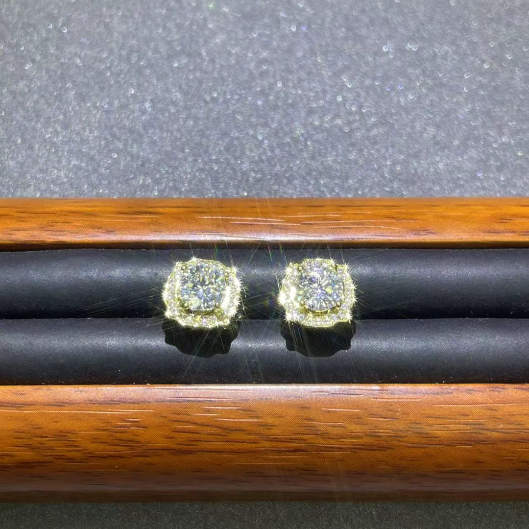 s5400黄色莱绅耳钉多样性发货