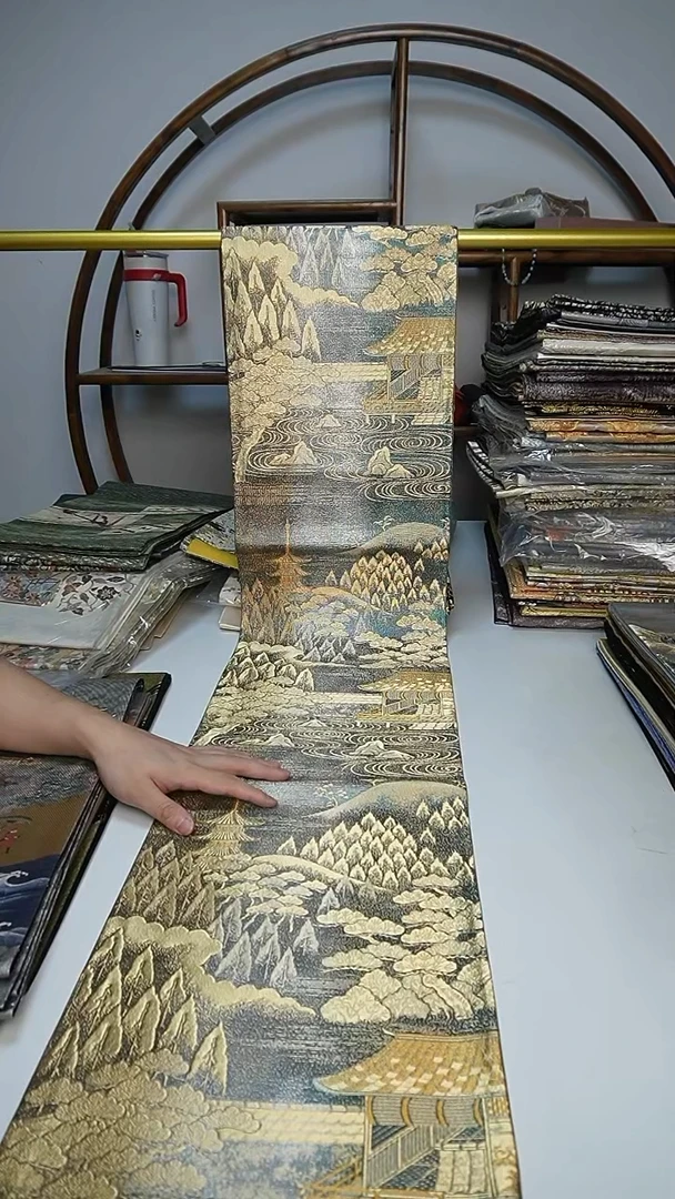 织绣79西阵织六通风景