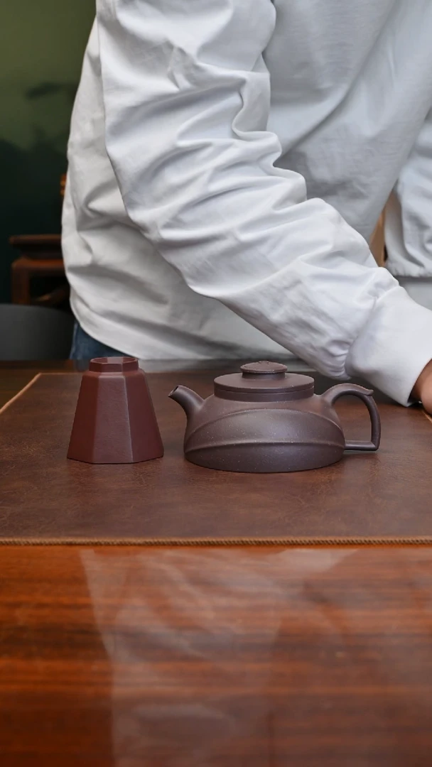 【闪购商品】紫砂茶壶佳意天青泥150cc