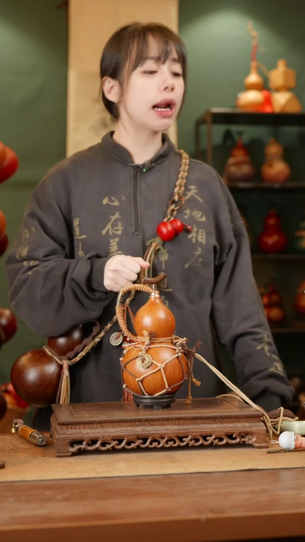 170号精品天然大漆酒葫芦一物一拍~