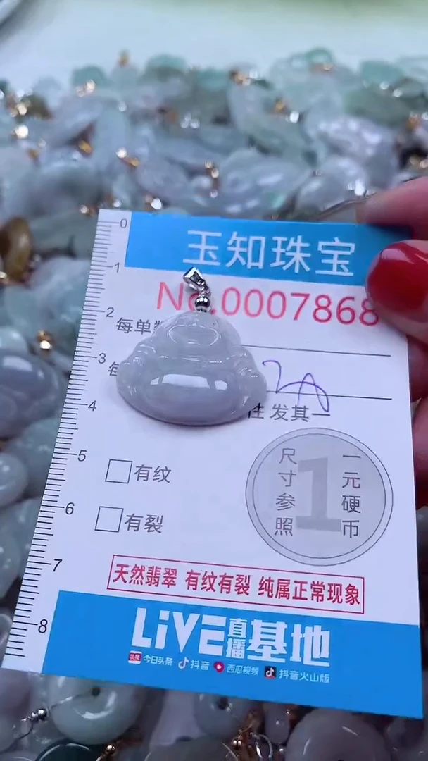 吊坠(不含链)未镶嵌翡翠7868