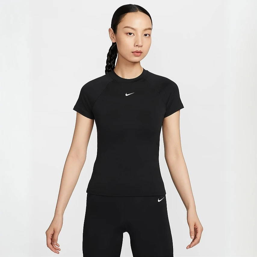 NIKE/耐克女子Dri-FIT速干修身透气短袖训练圆领T恤FV7843010