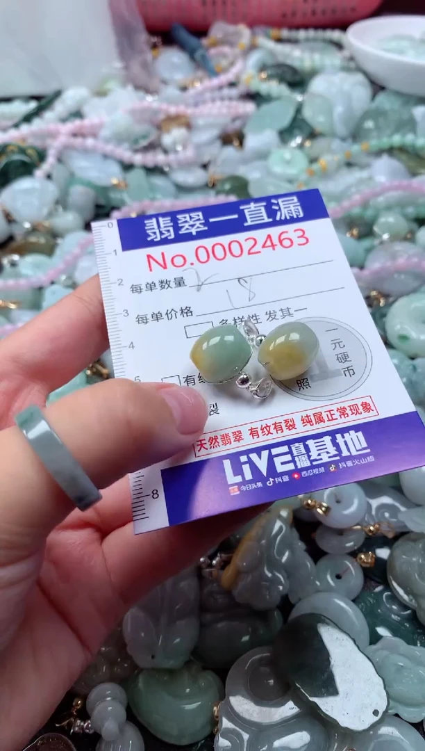 翡翠未镶嵌吊坠(不含链)2463