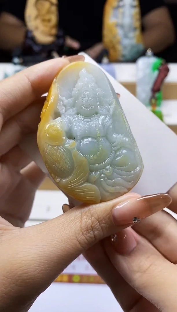 颈饰未镶嵌翡翠翡翠A货