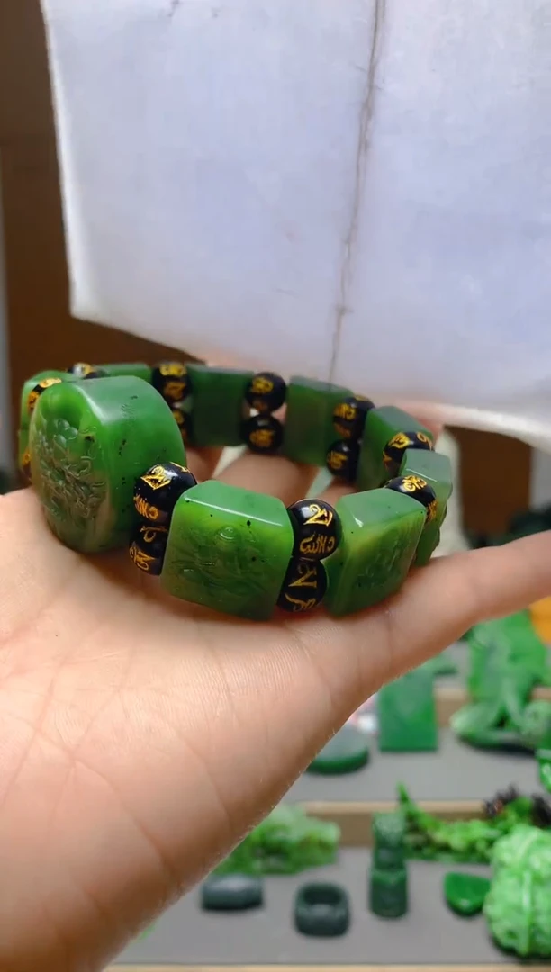 【闪购商品】和田玉（碧玉）手串未镶嵌1