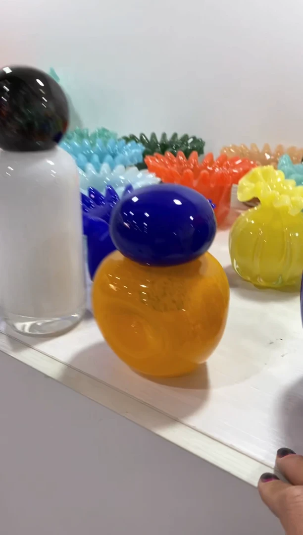 【闪购商品】琉璃慕忆家花瓶一套