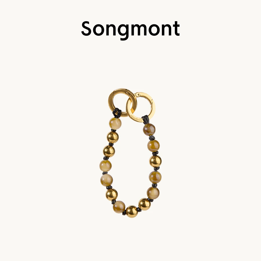 Songmont山下有松无事珠新中式包包挂件设计师款精致复古手链配饰