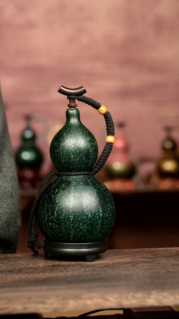 835号中药煮色  大漆葫芦水壶/酒壶 一物一拍