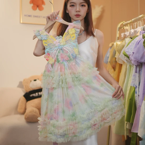 【LK】AYJ250212女童夏季可爱仙女裙