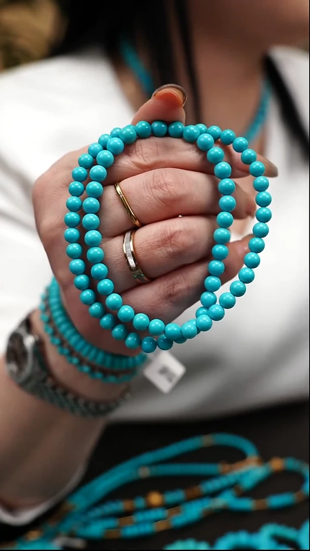 未镶嵌绿松石颈饰B0303