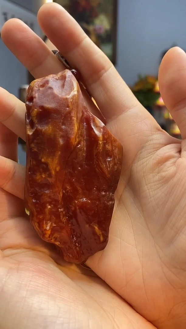 琥珀颈饰未镶嵌吊坠