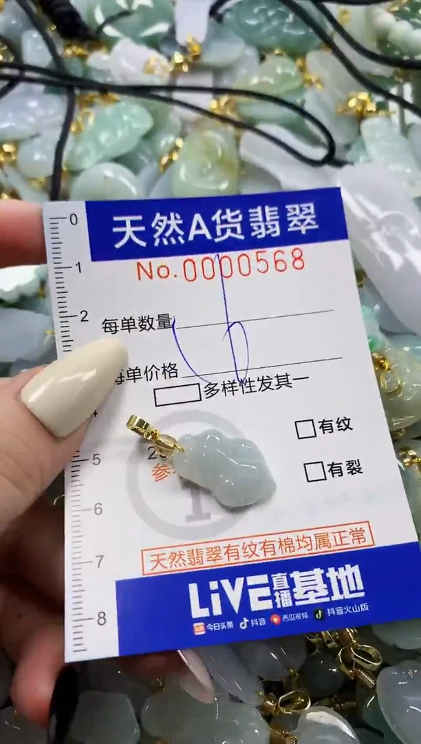 颈饰未镶嵌翡翠天然A货翡翠