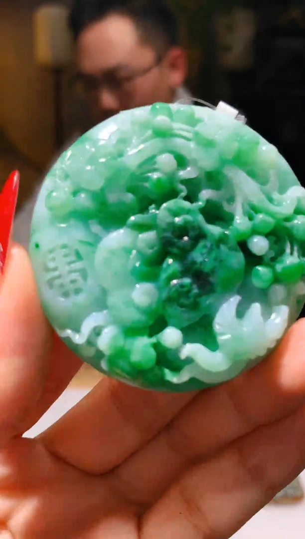 【闪购商品】定制翡翠未镶嵌L-@@QJYD121125