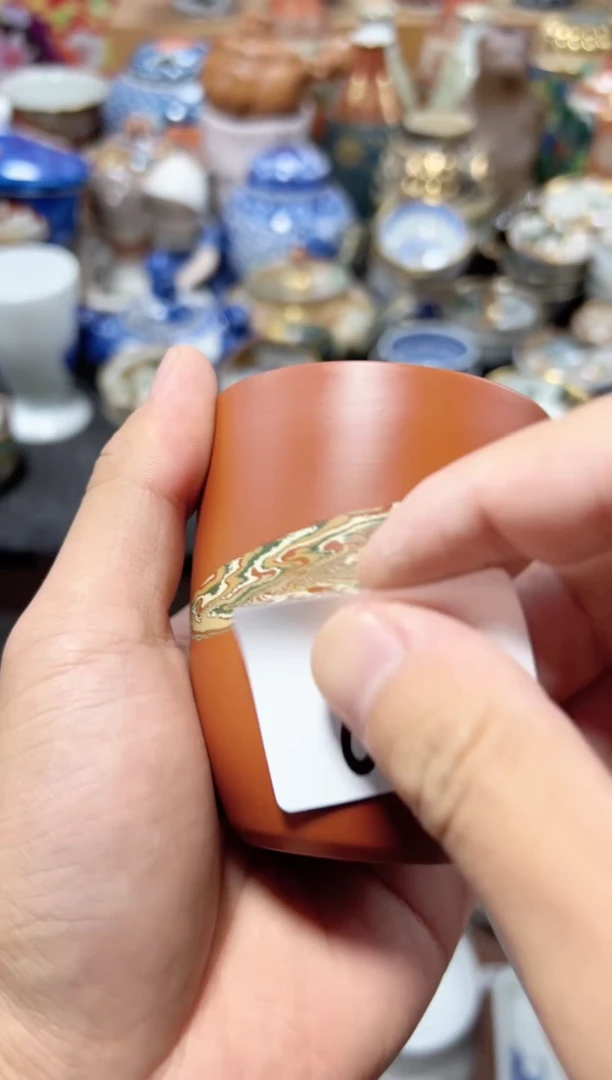 瓷片石*夏目海外回流瓷器中古品。