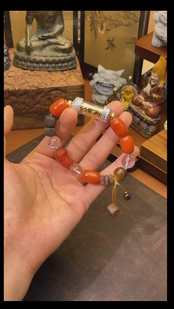 泥塑绿度母手链管子1111111zz