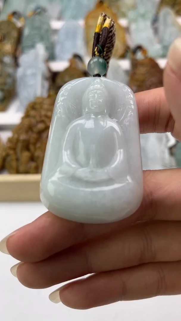 翡翠未镶嵌颈饰火*人天然翡翠